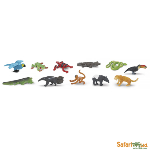 Набор фигурок  Животные влажных тропических лесов Toob, Safari Ltd